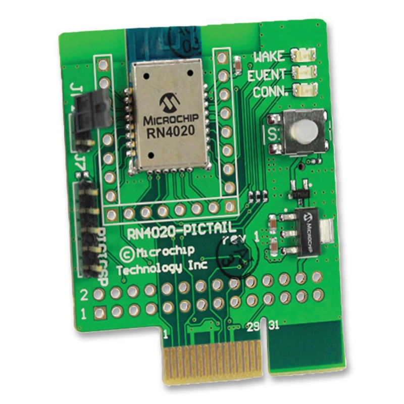 Microchip (RN-4020-PICTAIL) Daughter Board, RN4020 Bluetooth Low Energy