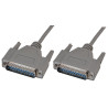 Pro Signal SL666 Computer Cable, Laplink, Parallel, D Sub Mini Plug