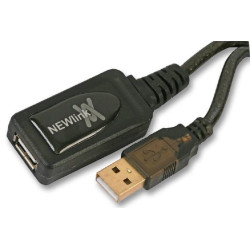 Pro Signal USB2REP10 USB Cable, Type A Plug to Type A Receptacle, 10 m