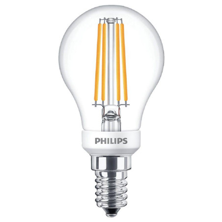 Philips Lighting (929001332502) LED Light Bulb, Filament GLS, E14 / SES