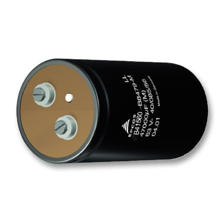 EPCOS (B41560A8339M000) Electrolytic Capacitor, High Ripple, 33000 uF, 63 V