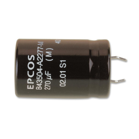 EPCOS (B43504A9107M000) Electrolytic Capacitor, Snap-in, 100 uF, 400 V