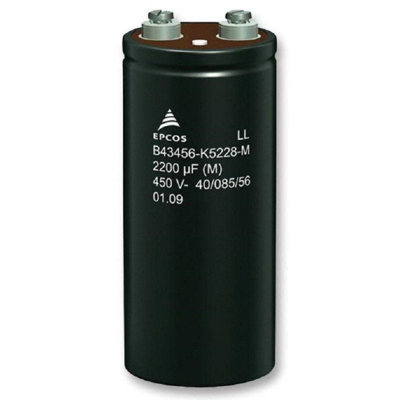 EPCOS (B43456A5158M000) Electrolytic Capacitor, Screw, 1500 uF, 450 V