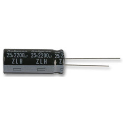 Rubycon (16ZLH100MEFC5X11) Electrolytic Capacitor, Miniature, 100 µF, 16