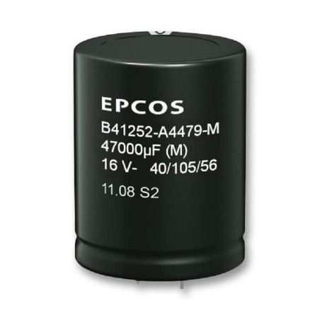 Epcos (B41252A9108M000) Electrolytic Capacitor, Snap-in, 1000 uF