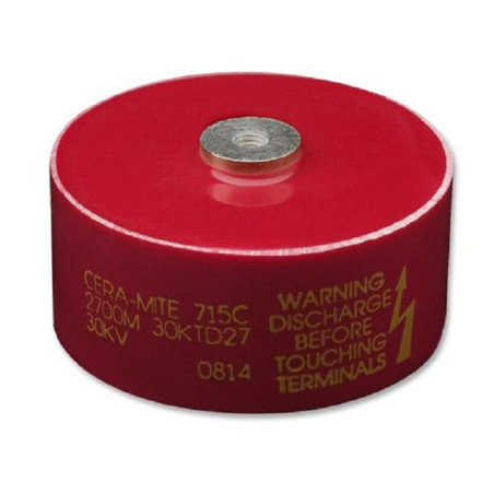 Vishay (715C40KTD20) Ceramic Disc Capacitor, 2000 pF, 40 kV, ± 20%