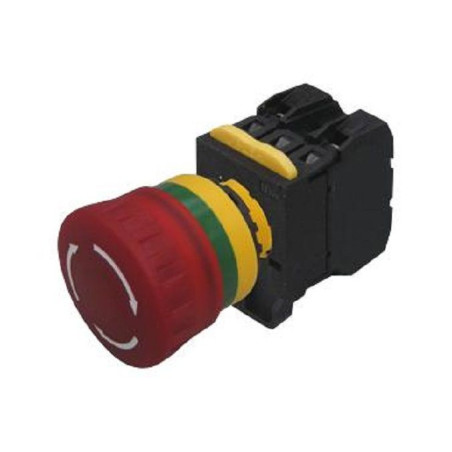 Multicomp Pro (MCA20L-V4E11QM3R) Emergency Stop Switch, Illuminated,