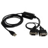 Startech (ICUSB2322F) 2-Port FTDI USB to Serial RS232 Adaptor Cable