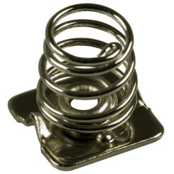 Keystone (5203) Battery Contact, AAAA, AAA, N, Solder Tab, Steel, Nickel