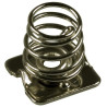 Keystone (5203) Battery Contact, AAAA, AAA, N, Solder Tab, Steel, Nickel
