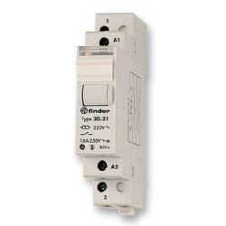Finder (22.21.9.012.4000) Power Relay, Non Latching, SPST, 12 VDC, 20 A