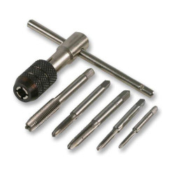 Duratool, 6 Piece Tap and Wrench Set, D00193