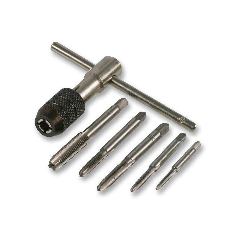 Duratool, 6 Piece Tap and Wrench Set, D00193