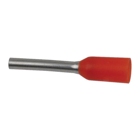 Weidmuller (0690700000) Wire Ferrule, Single Wire, 20 AWG, 0.5 mm², 8 mm