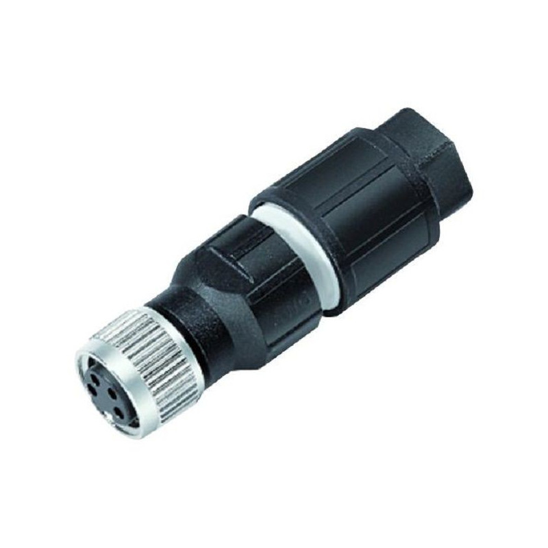 Binder (99-3376-500-04) Sensor Connector, M8, Female, 4 Positions