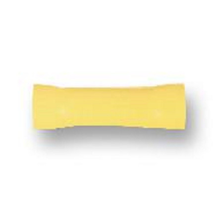 Multicomp Pro (BV5) Butt Splice, Yellow, BV, 12 AWG, 10 AWG, 5.5 mm², Vinyl