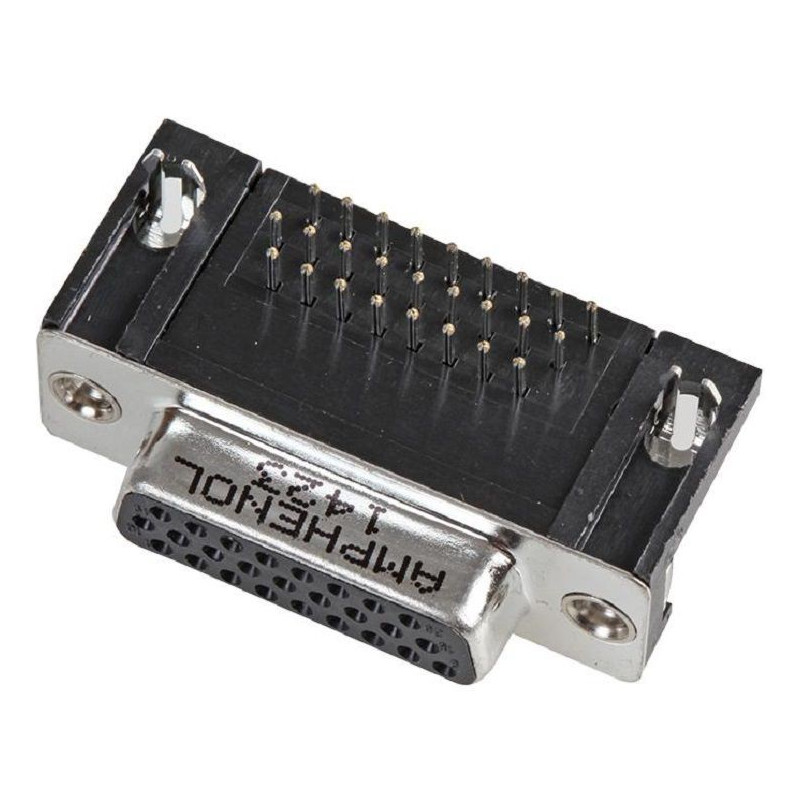 Amphenol (L77HDA26SD1CH4R) D Sub Connector, Receptacle, 26 Contacts