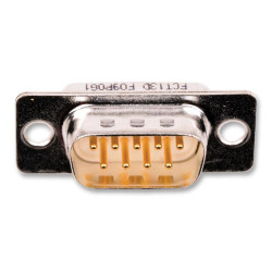 Molex (172704-0075) D Sub Connector, DB9, Standard, Plug, 9 Contacts
