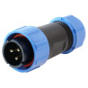 Multicomp Pro (MP002660) Circular Connector, Plug, 3 Contacts