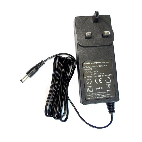 Multicomp Pro (MP004775) AC/DC Power Supply, 60 W, 24 V, 2.5 A