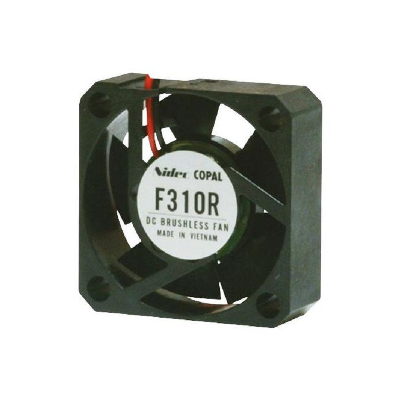 Nidec Copal (F310R-12LC) DC Axial Fan, 12 V, Square, 30 mm, 10 mm