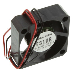 Nidec Copal (F310R-12LLC) DC Axial Fan, 12 V, Square, 30 mm, 10 mm
