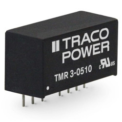 Traco Power (TMR 1210) Isolated Through Hole DC/DC Converter, 3.3V, 500mA