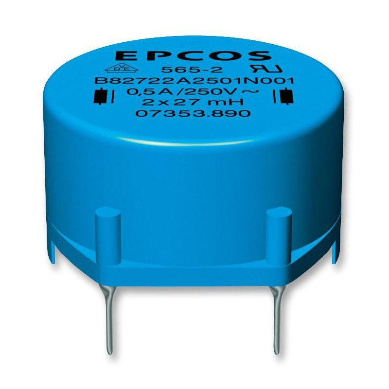 Epcos (B82722A2202N001) Choke, Power Line, Double, Ring Core