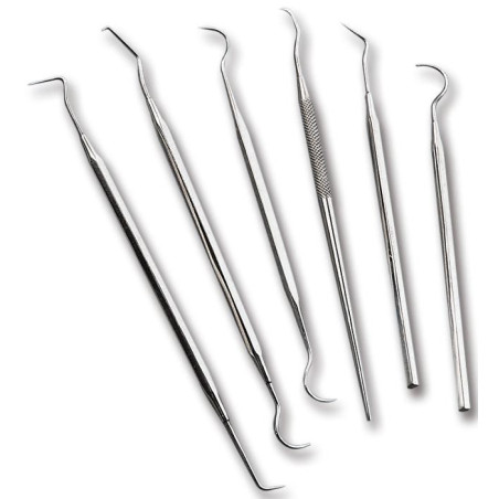 Duratool DT5197 Probe Set, Stainless Steel, 6 Piece