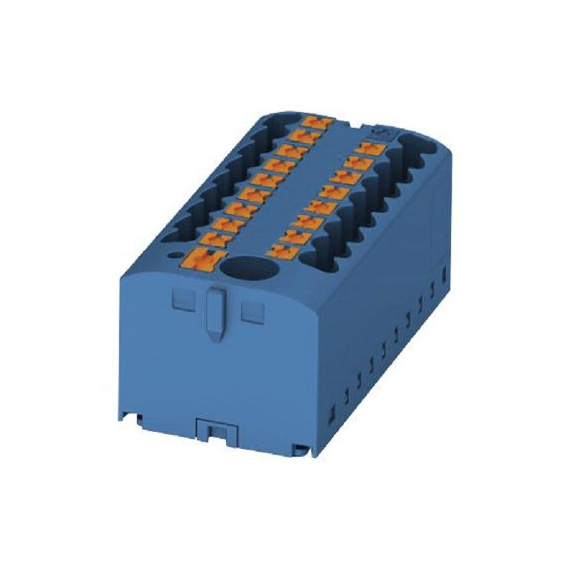 Phoenix Contact (PTFIX 6X2,5 GY) Panel Mount Barrier Terminal Block, 24 A,