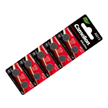 CAMELION AG13-BP10 Alkaline Button Cell 1.5V 158mAh 10/Pack