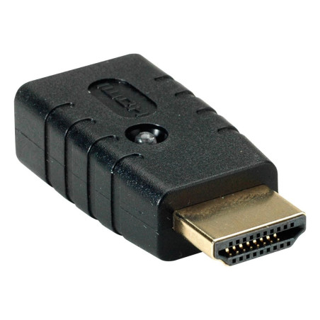 Roline (14.01.3416) HDMI Plug to HDMI Receptacle, Black,