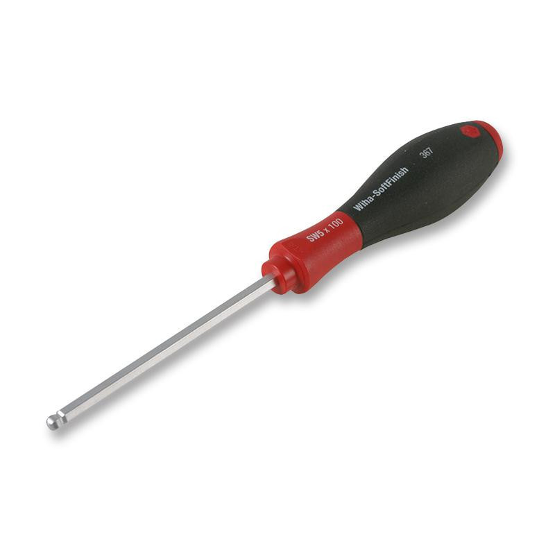 Wiha (26330) Screwdriver  Hex  Ball  5 mm Tip Size  211 mm Overall Length