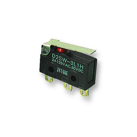 Omron (D2SW-3L1H) Microswitch  Snap Action  Lever