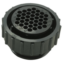 TE Connectivity (206150-1) Circular Connector  Cable Mount Plug 37 Contacts