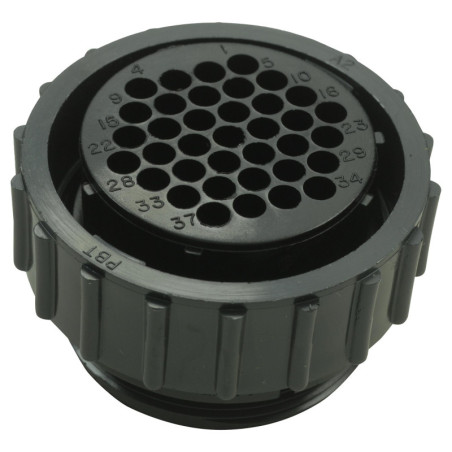 TE Connectivity (206150-1) Circular Connector  Cable Mount Plug 37 Contacts