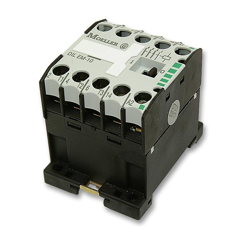 Contactor  9 A  DIN Rail  Panel  690 VAC  3PST-NO  3 Pole  4 kW