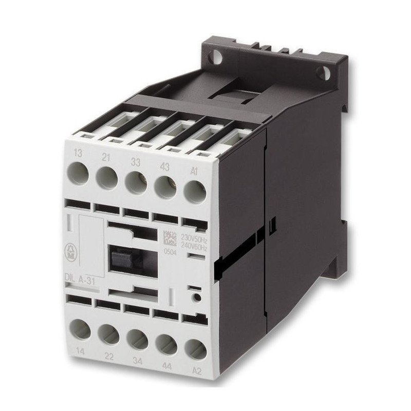 Contactor  DIN Rail  Panel  690 VAC  DPST-NO  DPST-NC  4 Pole