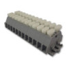 Wago (261-112/341-000) DIN Rail Mount Terminal Block  12 Ways  28 AWG