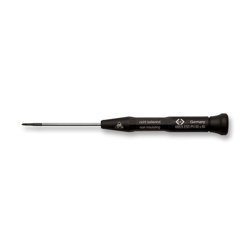 CK Tools (T4882X1 ESD) Phillips Screwdriver,  1 Tip, 80 mm Blade Length