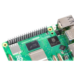 RASPBERRY-PI (RPI5-16GB-SINGLE) Raspberry Pi 5 Board, 2.4GHz, 16GB, 64-bit ARM Cortex-A76, 4 Cores, BCM2712, 40-Pin GPIO 4623090