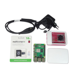 Raspberry Pi5 8GB Red and White Official Kit