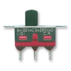 Slide Switch SPDT On-On Panel Mount 1000 Series 6A 250V