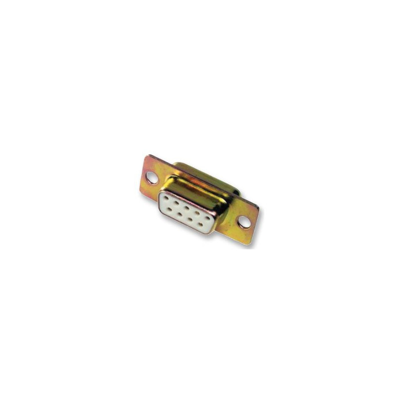 DB9 D-Sub Connector Receptacle 9 Contacts DE Solder Cup Standard