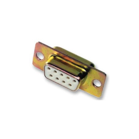 DB9 D-Sub Connector Receptacle 9 Contacts DE Solder Cup Standard