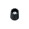 Elma 020-3320 Round Shaft Knob, 4mm | Classic Collet Knob