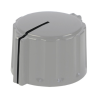 Elma (021-4510) Round Shaft Knob, 6.35mm | Grey Potentiometer Knob