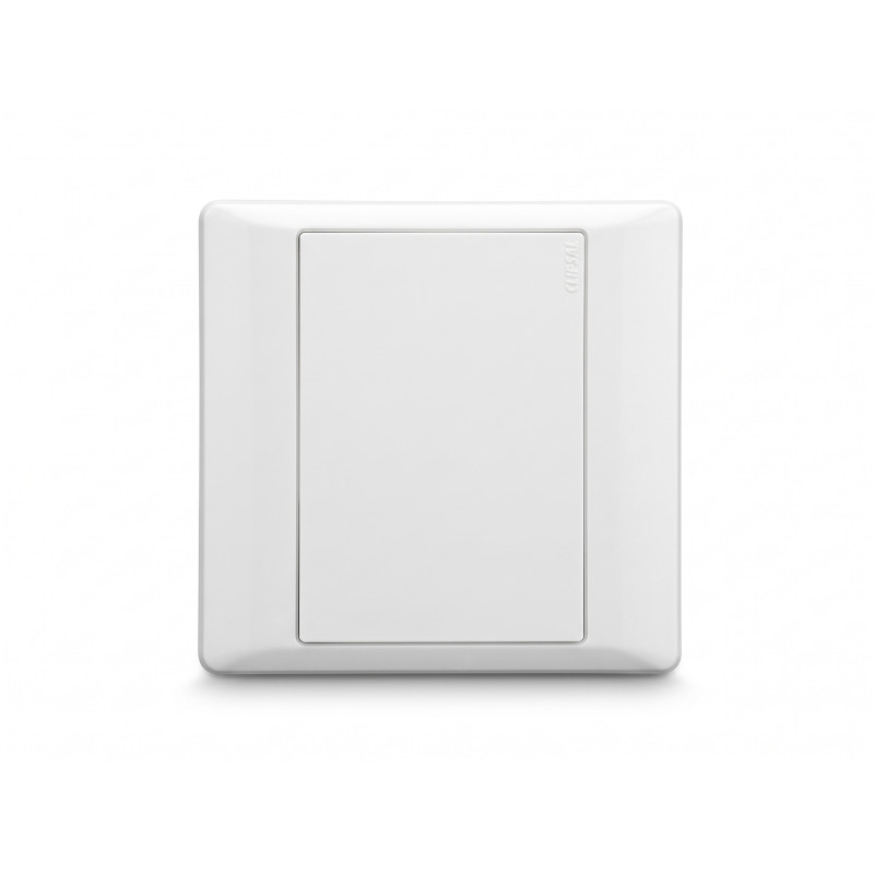 Clipsal 2x4 Blank Cover Wall Plate - White Gloss