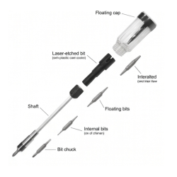 Multicomp Pro Pocket Precision Screwdriver Set with Bits