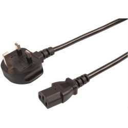 UK mains plug (type G), as used in the UK, IRL, Cyprus, Saudi Arabia, Malta and many others.